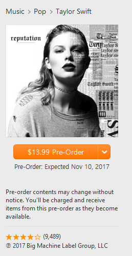 PRE ORDER